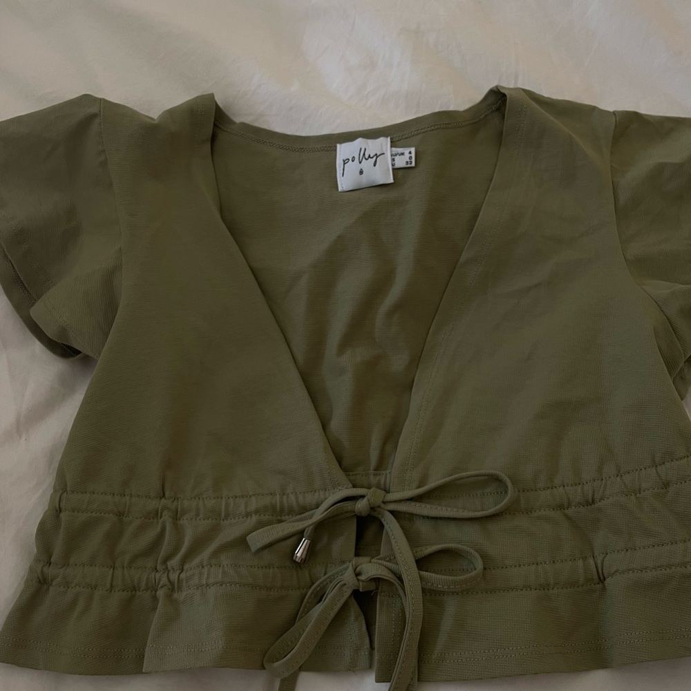 Green princess Polly top
